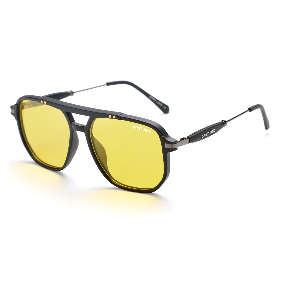 Matte Black Gun Frame Night Driving Lens