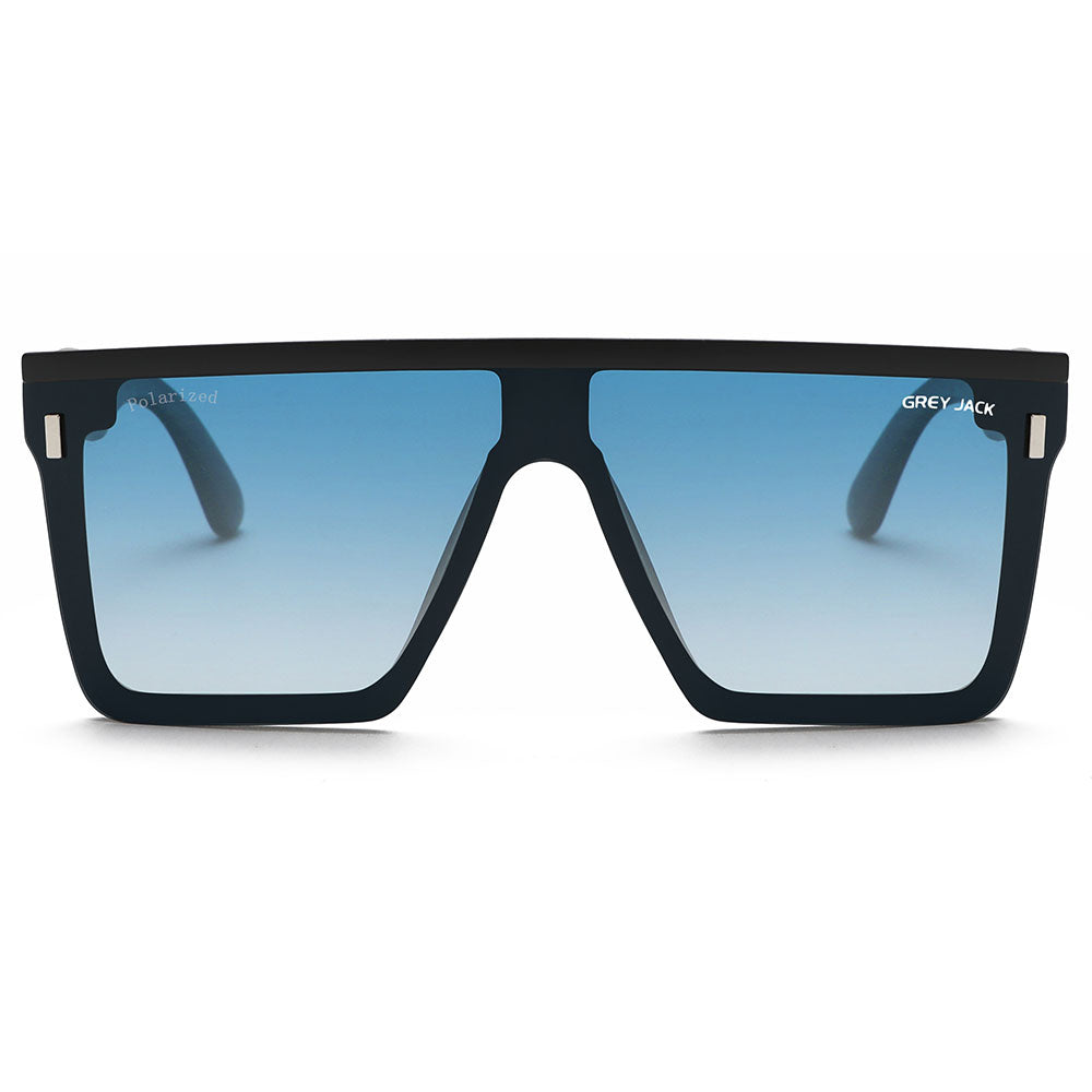 Matte Black Frame Double Blue Lens
