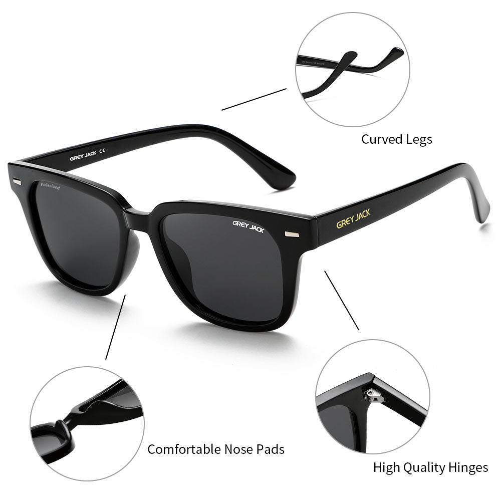 Shine Black Frame Black Lens