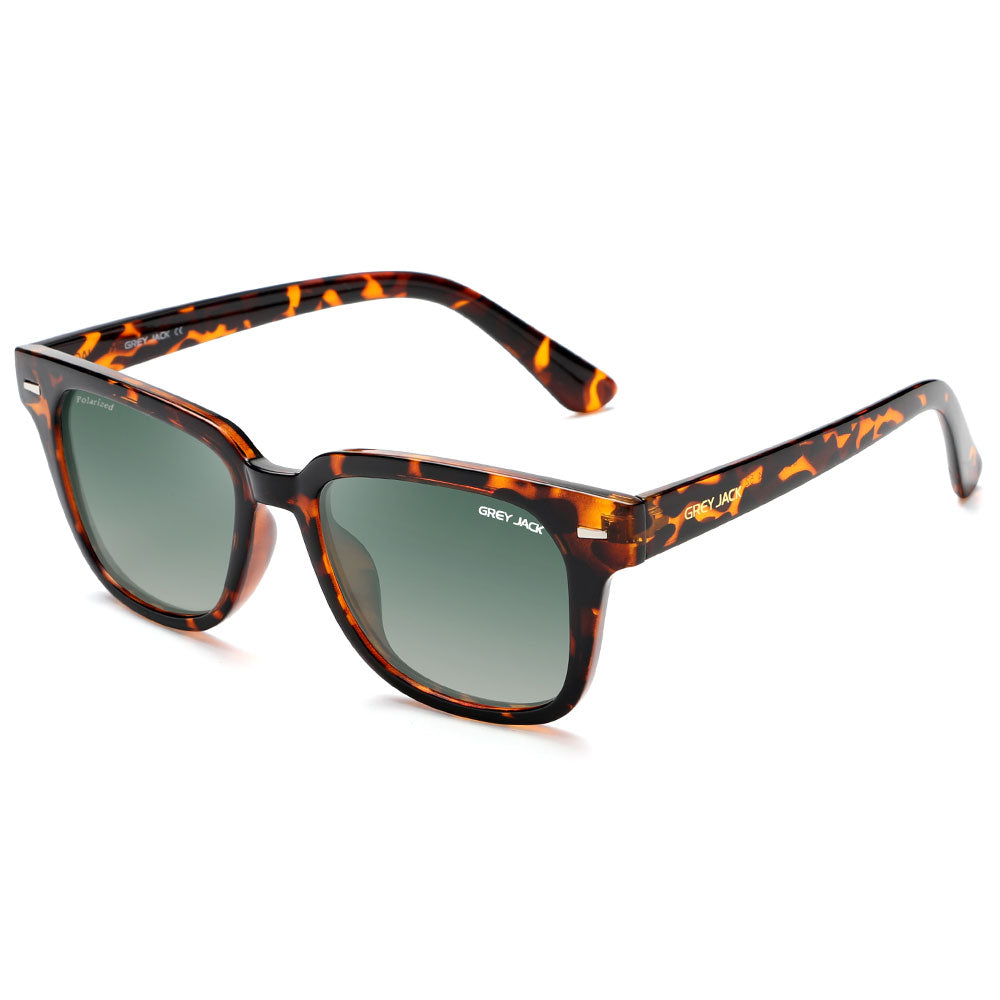 Demi Brown Frame Double Green Lens
