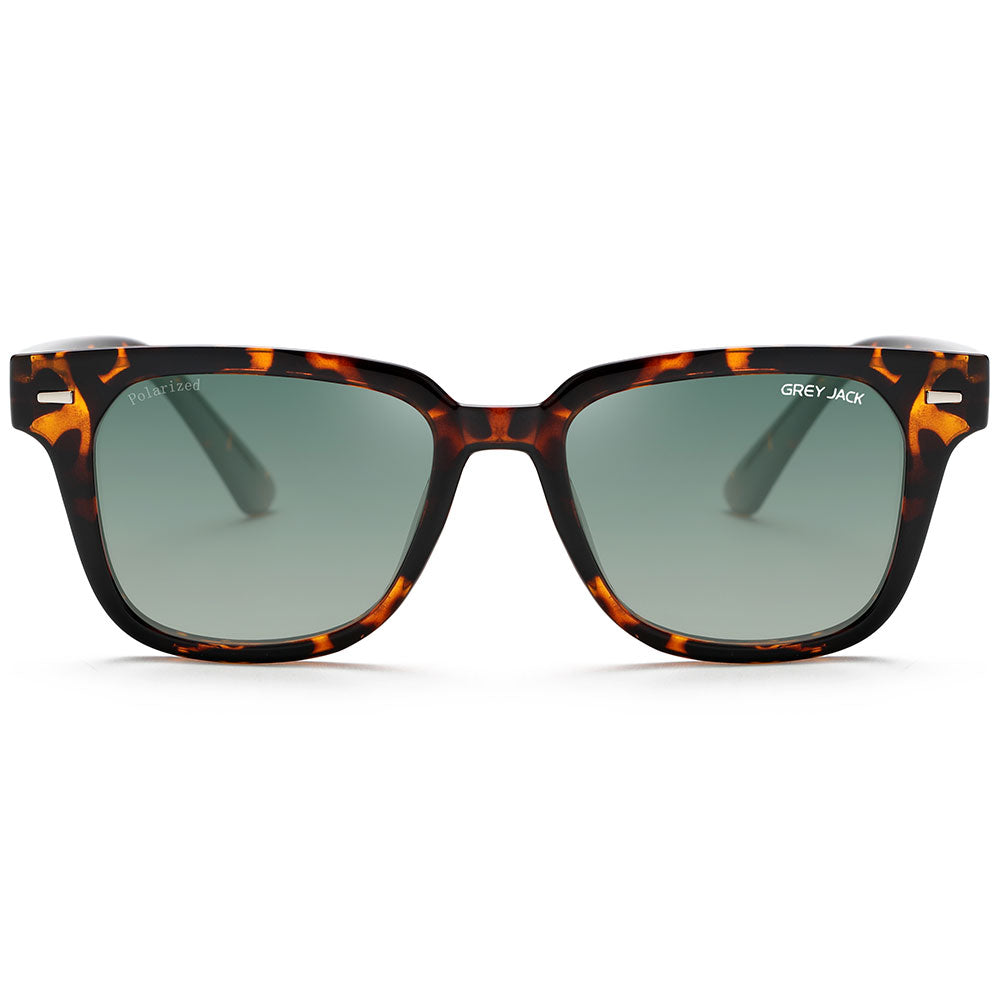 Demi Brown Frame Double Green Lens