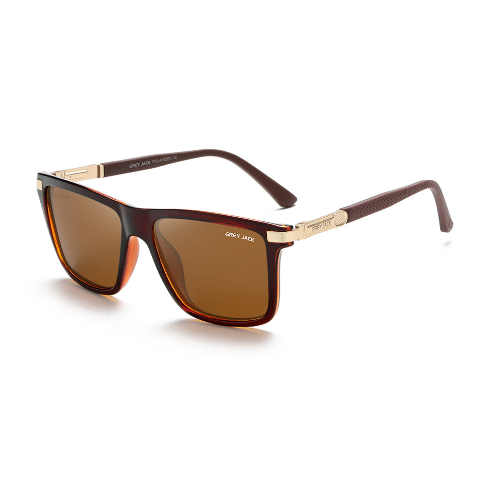 Shine Brown Gold Frame Brown Lens