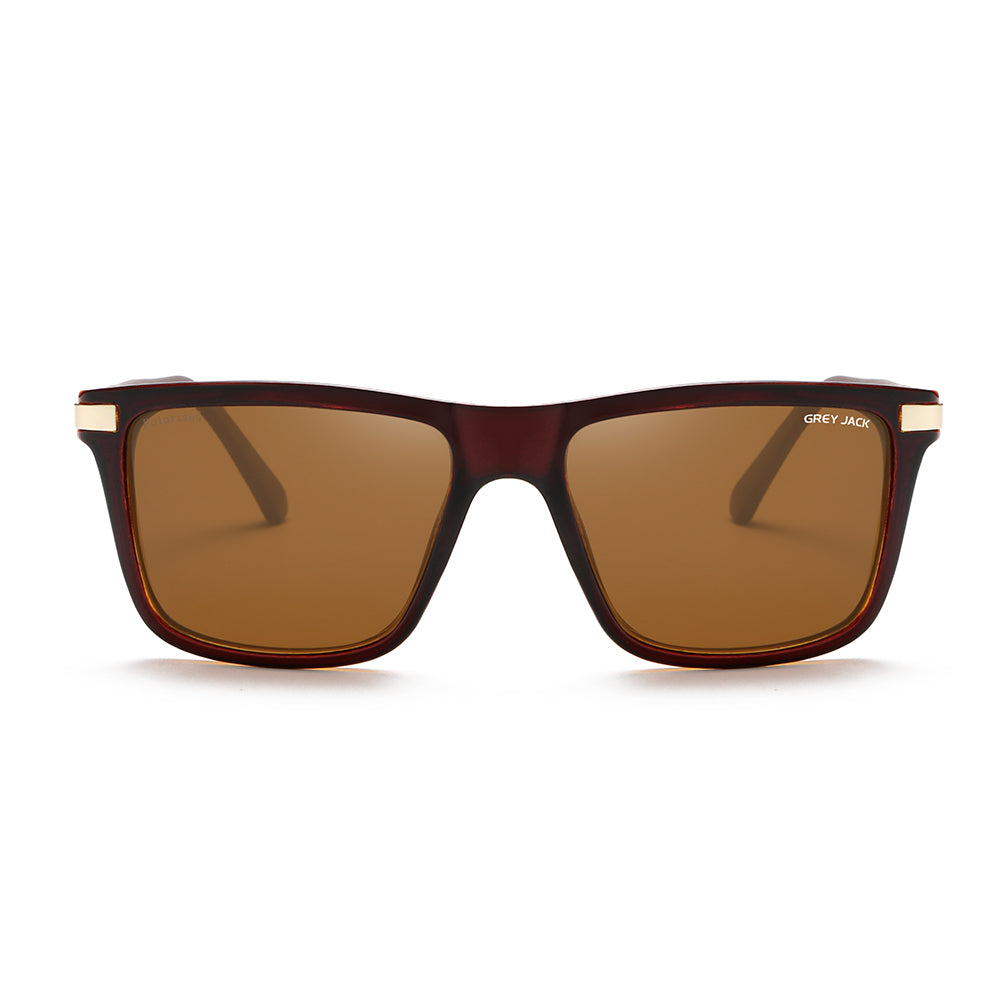 Shine Brown Gold Frame Brown Lens