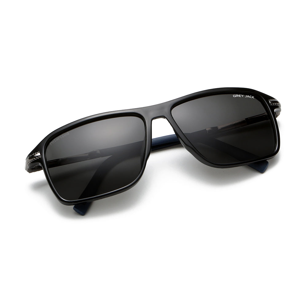 Shine Black Gun Frame Black Lens
