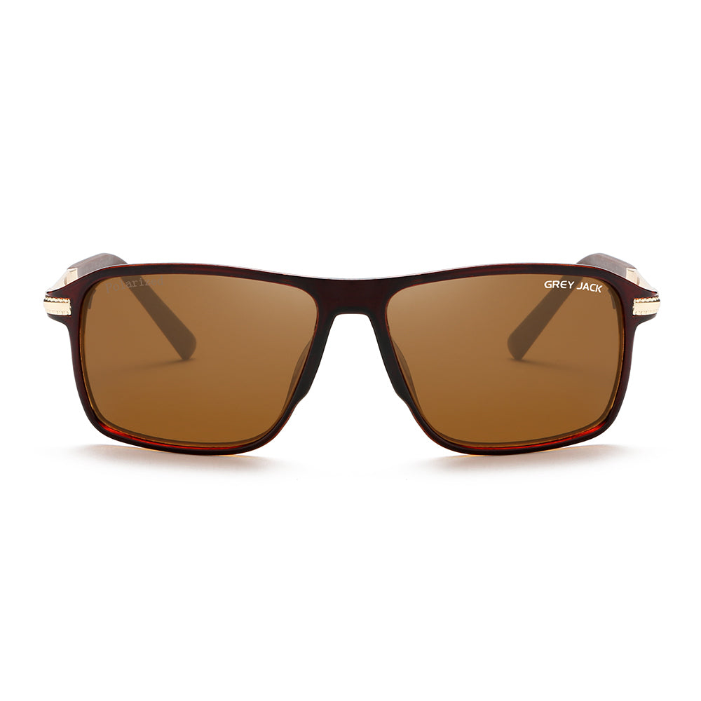 Shine Brown Gold Frame Brown Lens