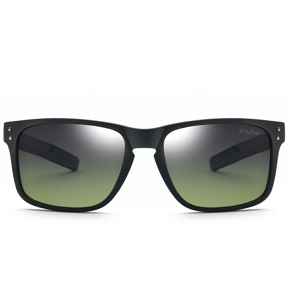 Matte Black Double Green Lens