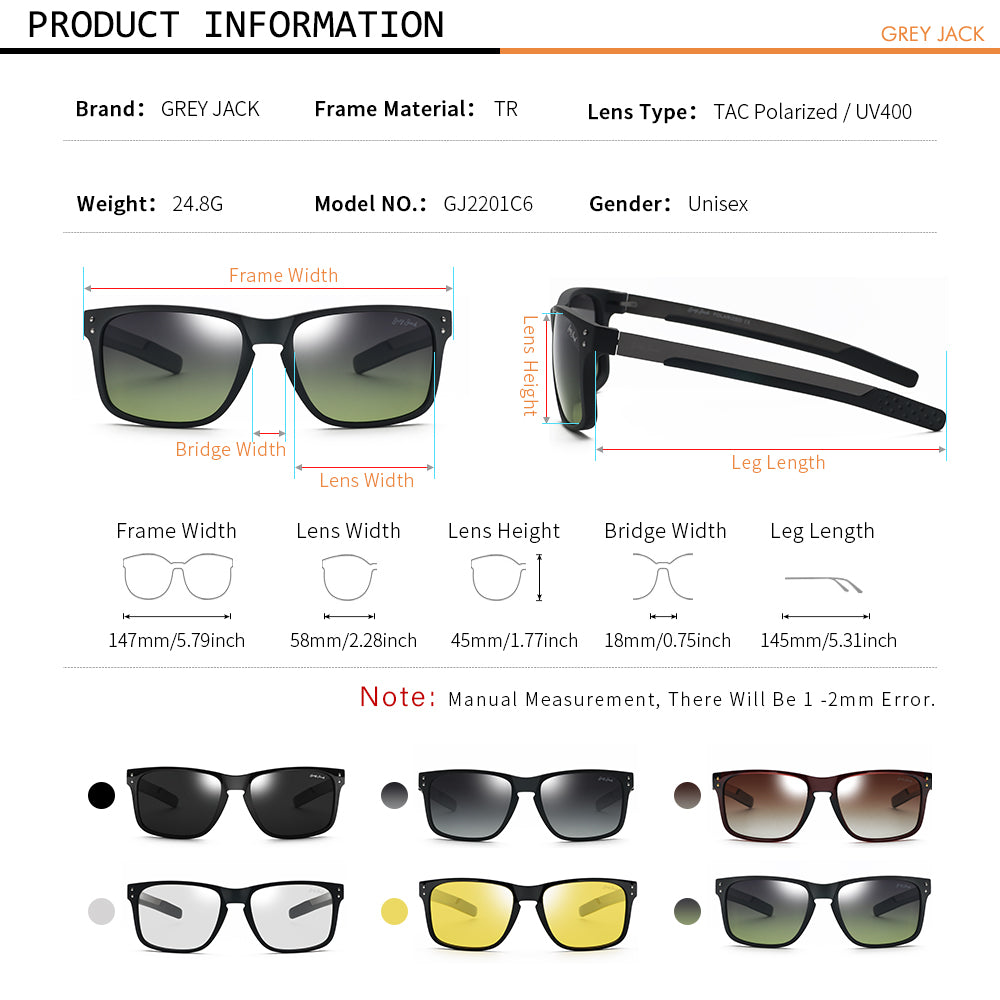 Matte Black Double Green Lens