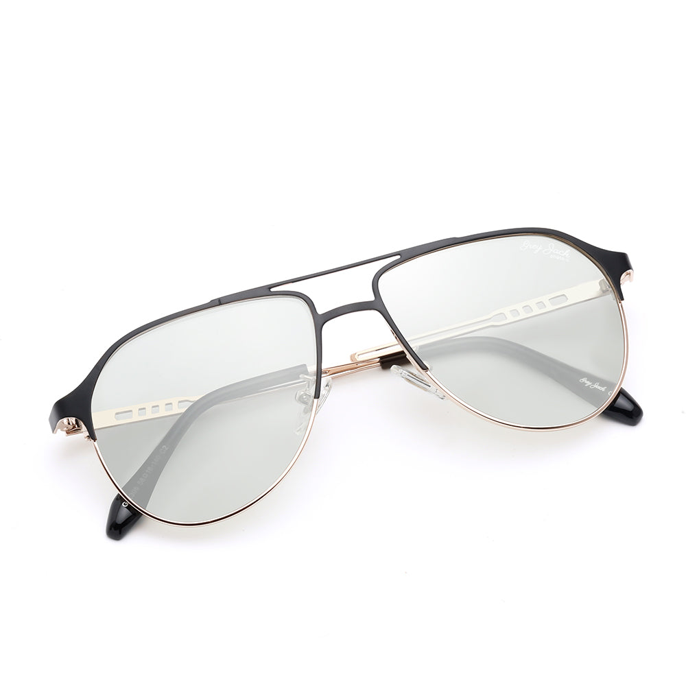 Black Golden Frame Photochromic Lens