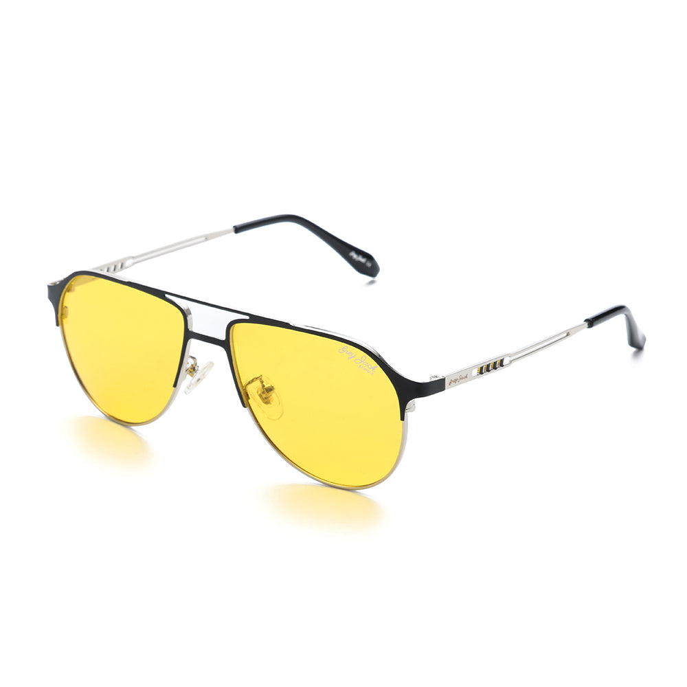 Silver Blue Frame Night Driving Lens