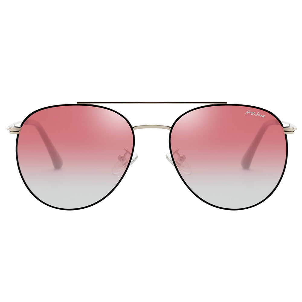 Black Gold Frame Red Black Lens