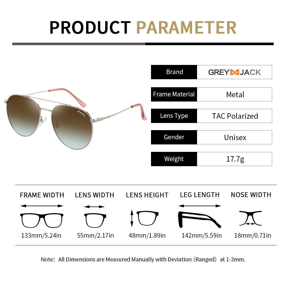 Silver Pink Frame Black Blue Lens