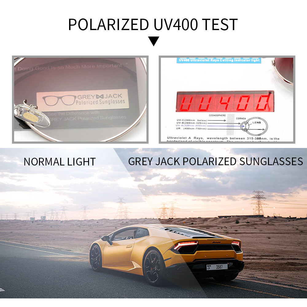 Black Gold Frame Gradient Pink Lens