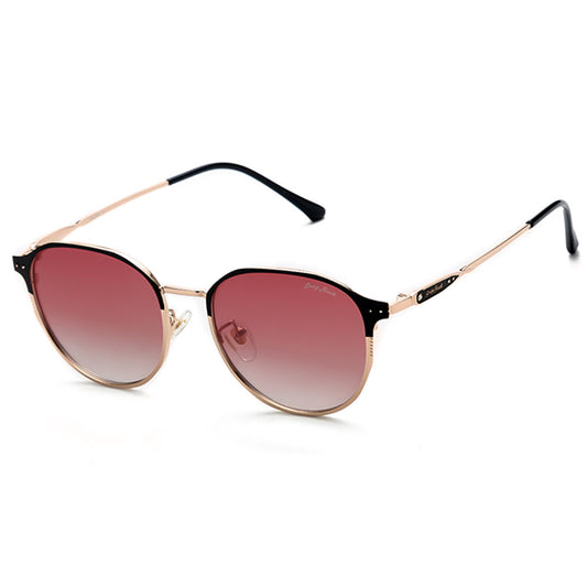 Gold Black Frame Gradient Pink Lens