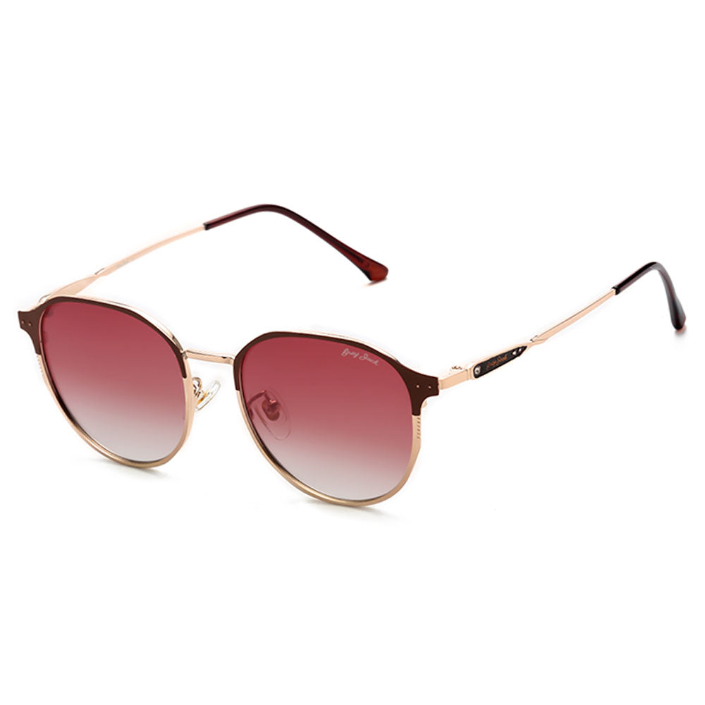 Gold Coffee Frame Gradient Pink Lens