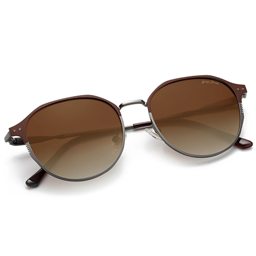 Gun Brown Frame Gradient Brown Lens