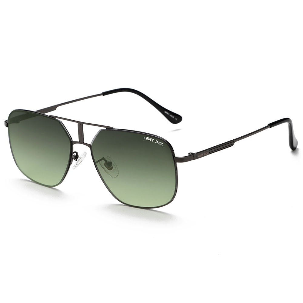 Gun Frame Double Green Lens