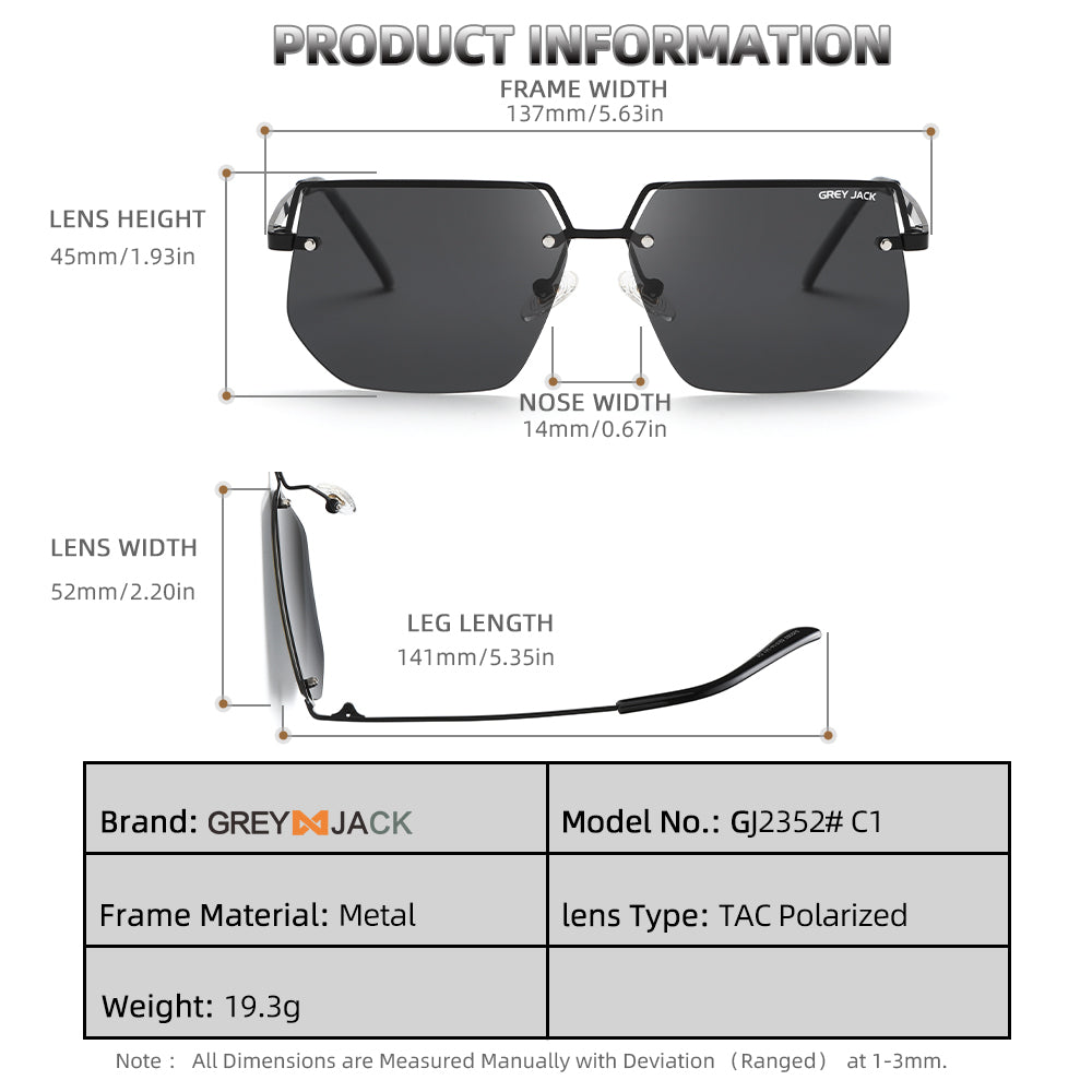 Black Frame Black Lens