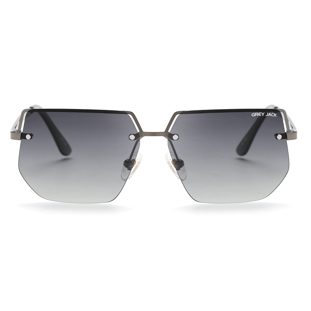 Gun Frame Double Black Lens