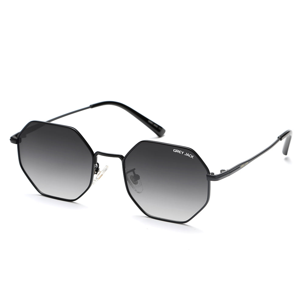 GREY JACK Hexagonal Polarized Sunglasses for Men Women 2356
