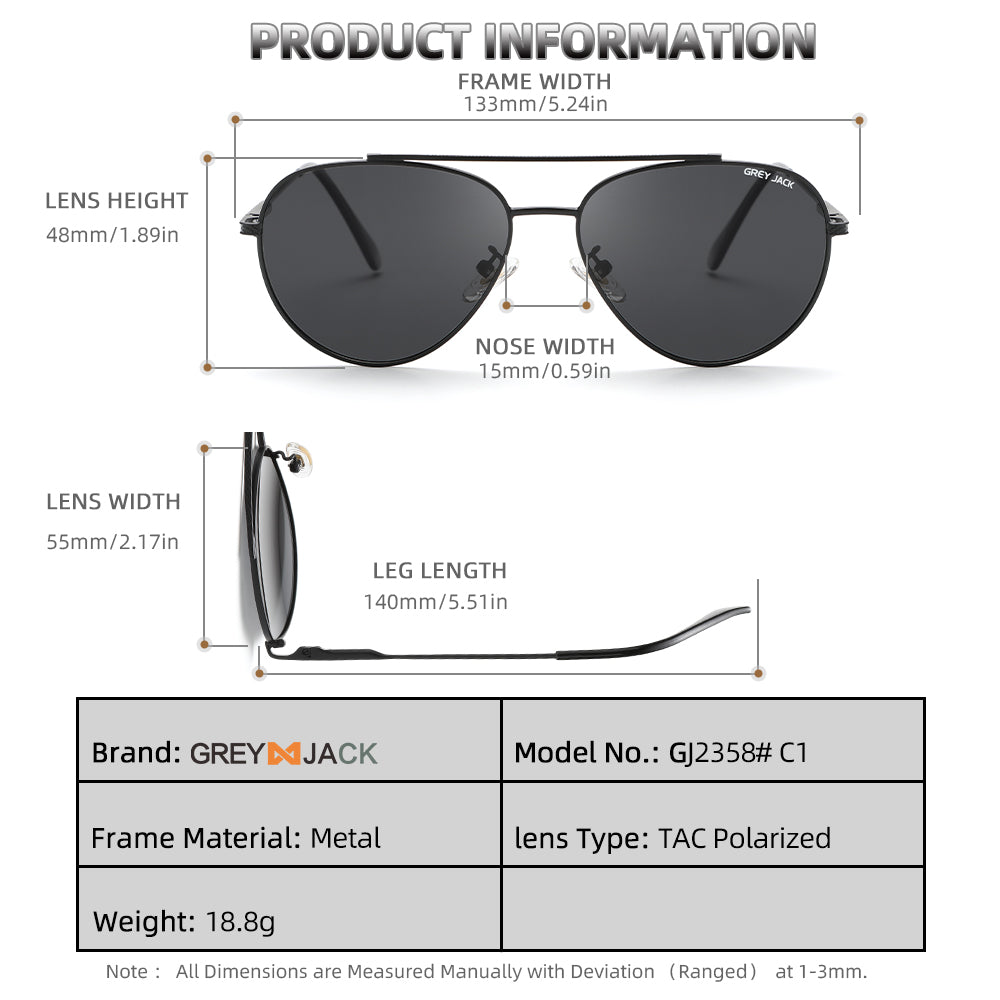Black Frame Black Lens