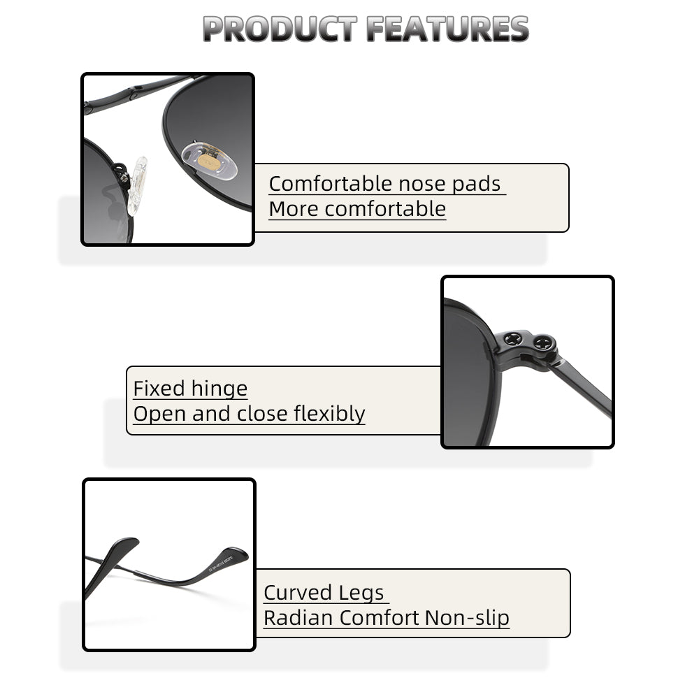 Black Frame Double Black Lens