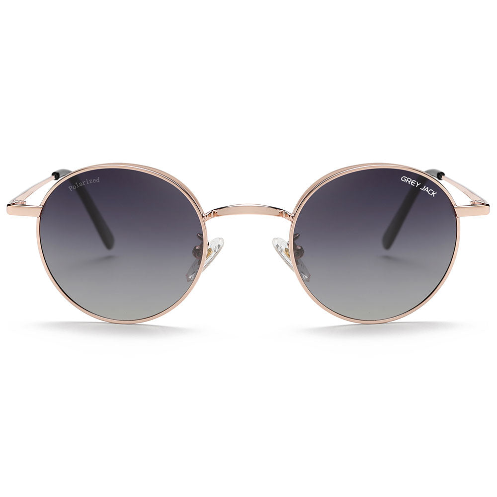 Gold Frame Double Black Lens