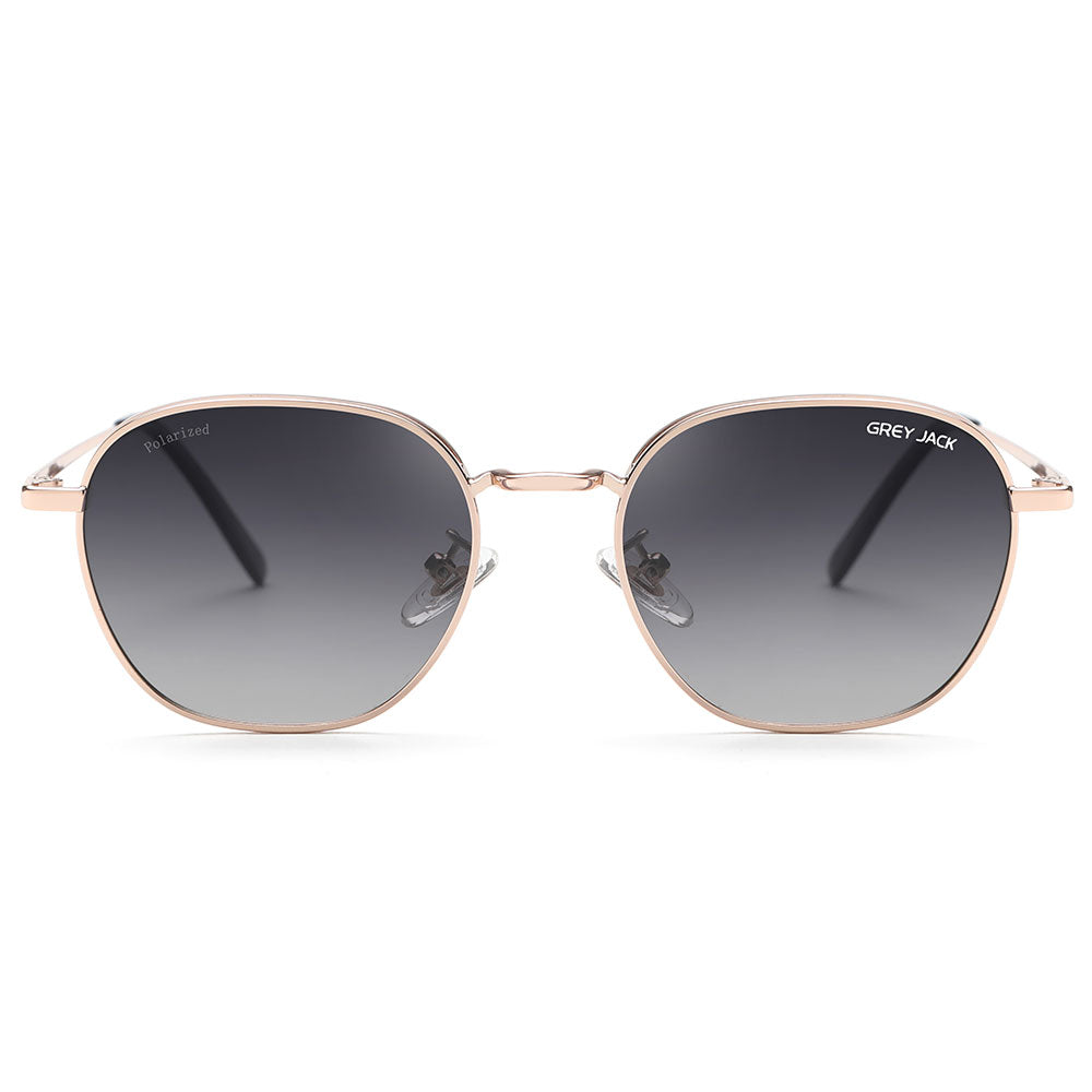 Gold Frame Double Black Lens