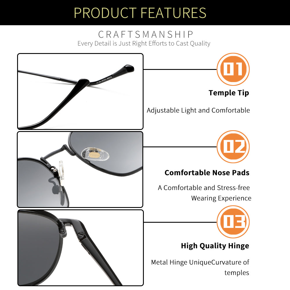 Black Frame Black Lens