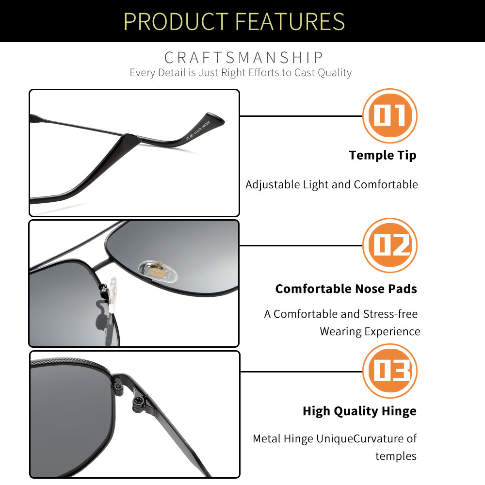 Black Frame Black Lens