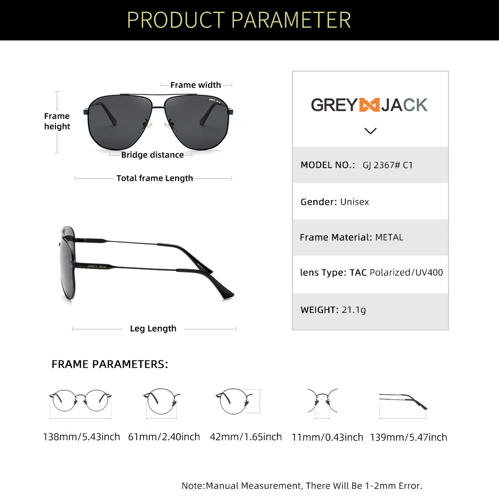 Black Frame Black Lens