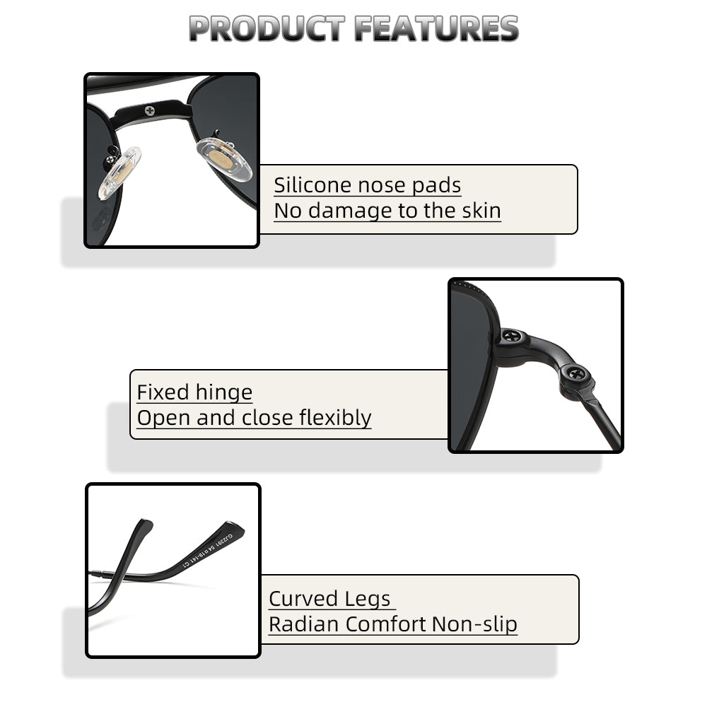 Black Frame Black Lens