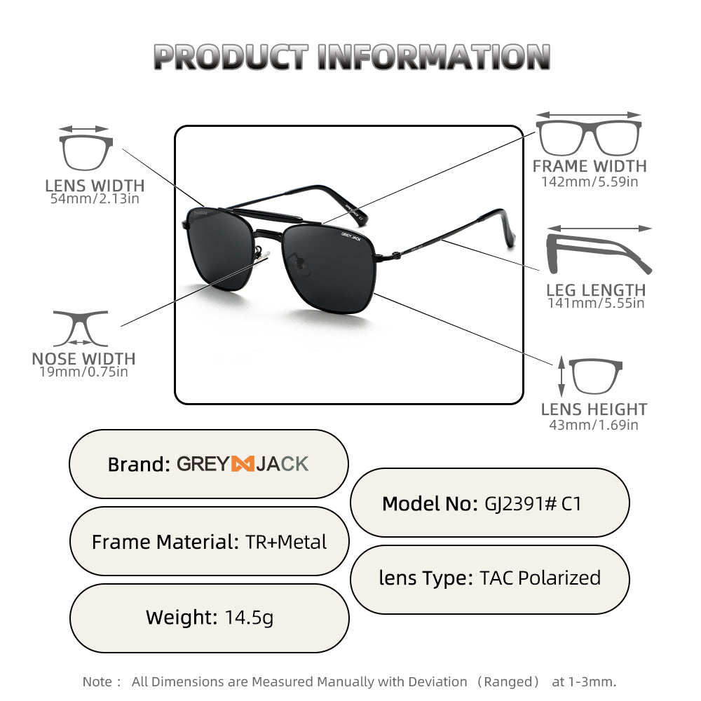 Black Frame Black Lens