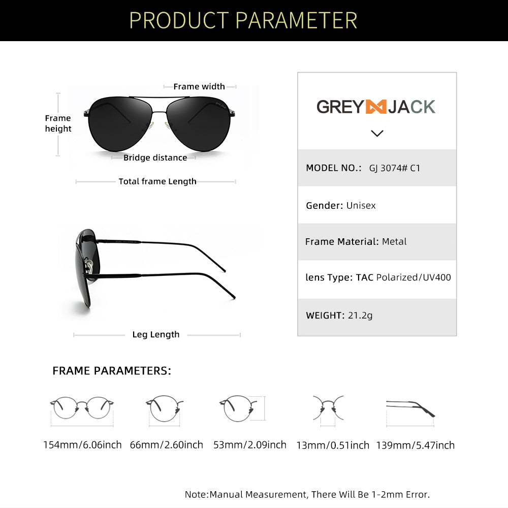 Black Frame Black Lens