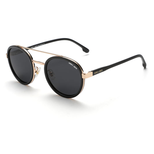 Gold Black Frame Black Lens