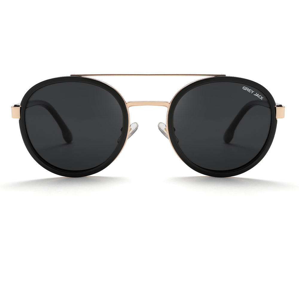 Gold Black Frame Black Lens