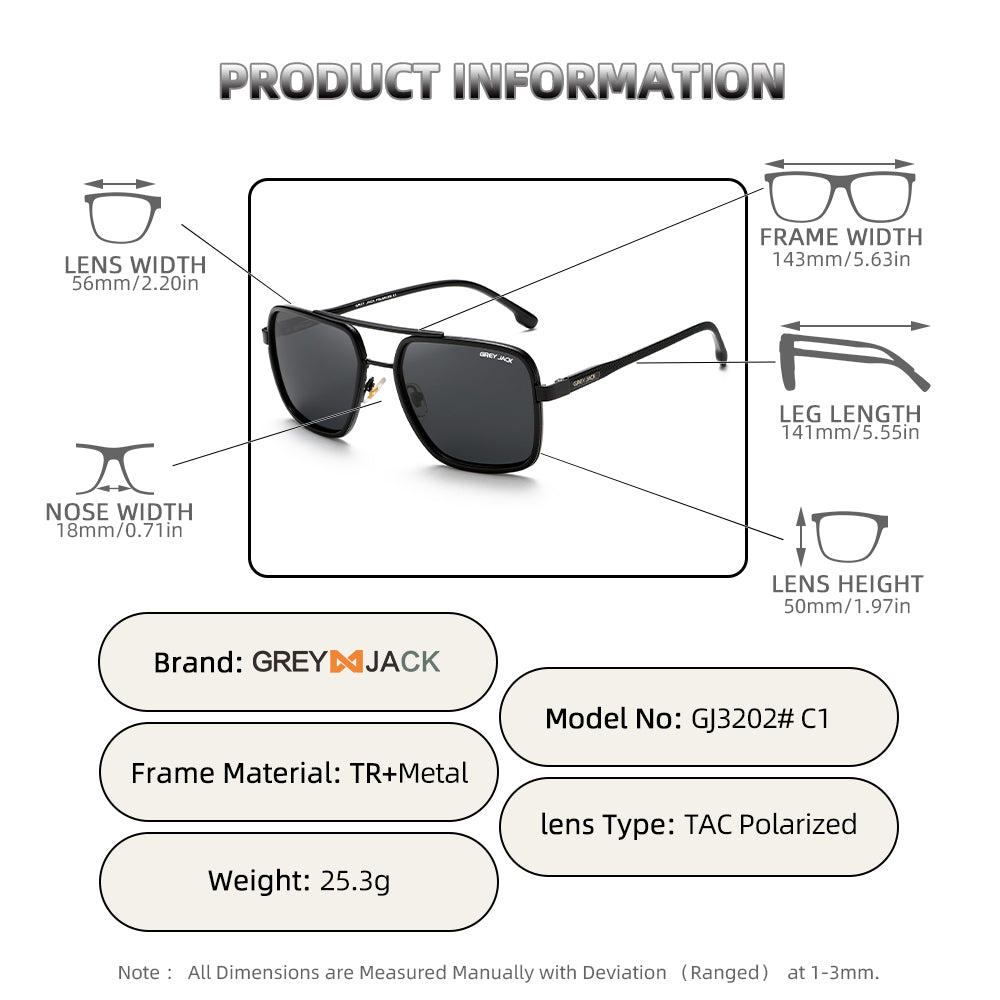 Black Frame Black Lens