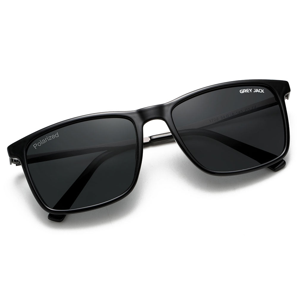 Shine Black Gun Frame Black Lens