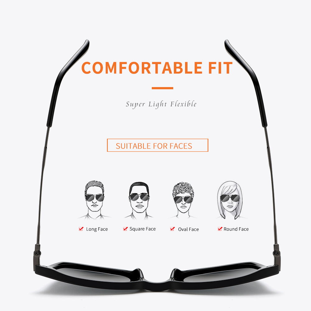 Shine Black Gun Frame Black Lens
