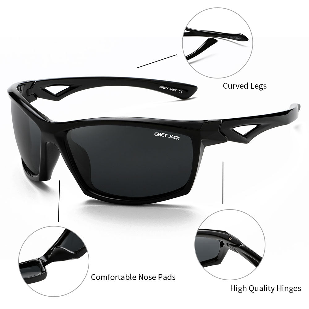 Shine Black Frame Black Lens