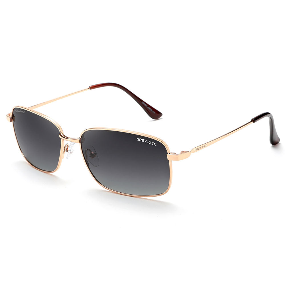 Golden Frame Double Black Lens