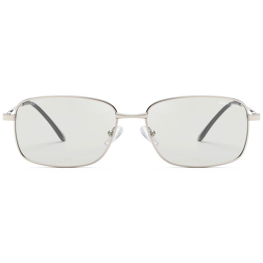 Silver Frame Photochromic Lens
