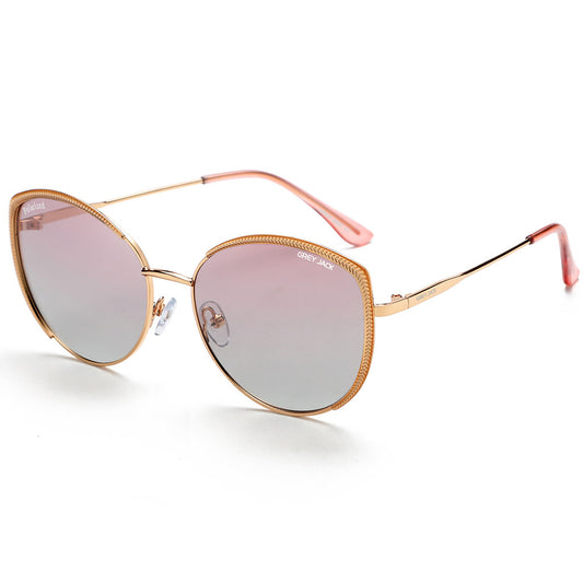 Golden Frame Double Pink Lens
