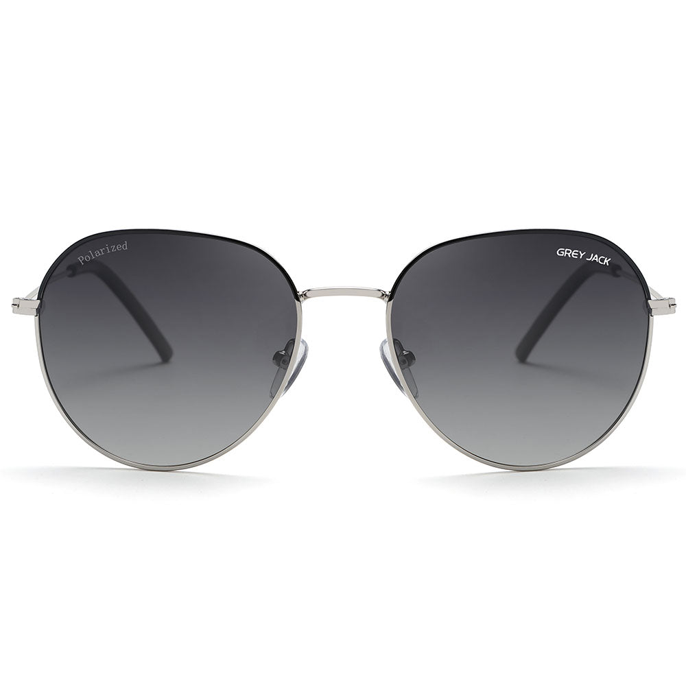 Silver Black Frame Double Black Lens