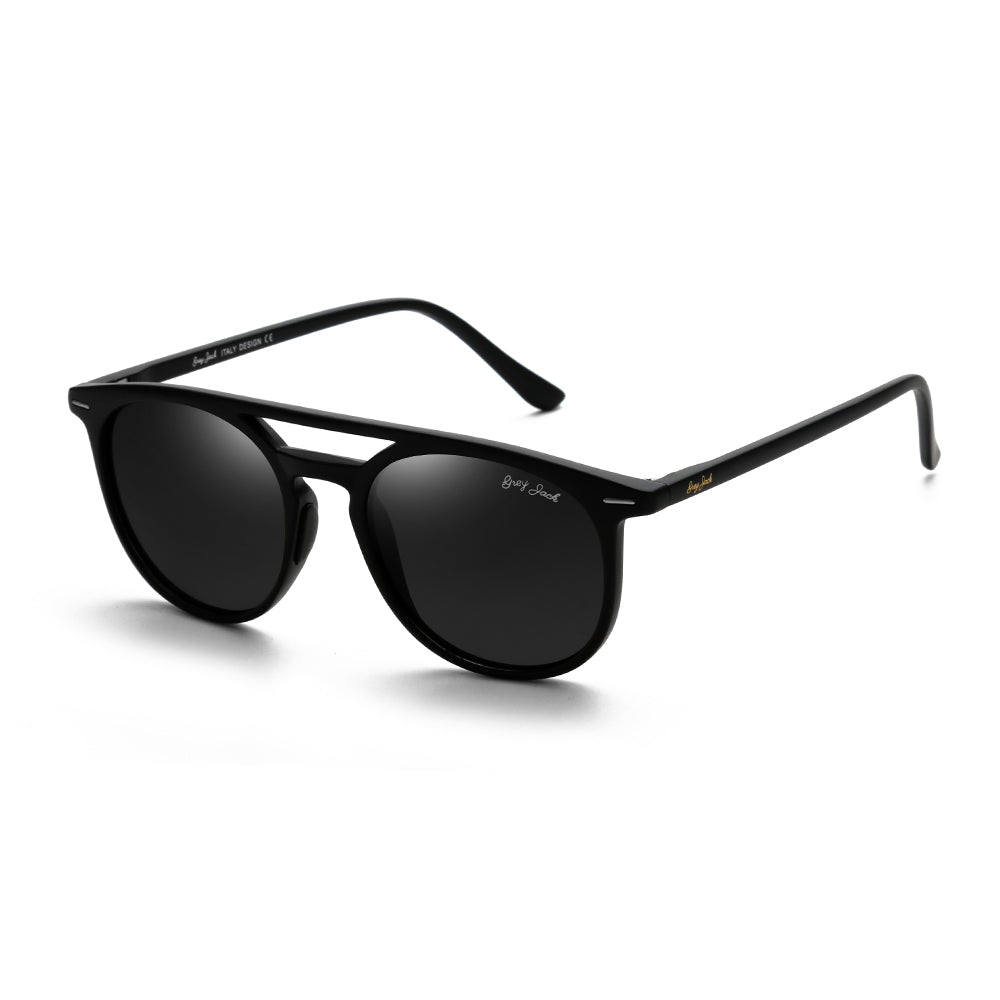 Matte Black Frame Black Lens