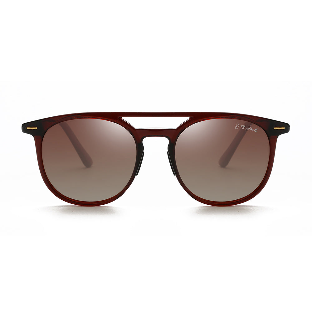 Brown Frame Double Brown Lens