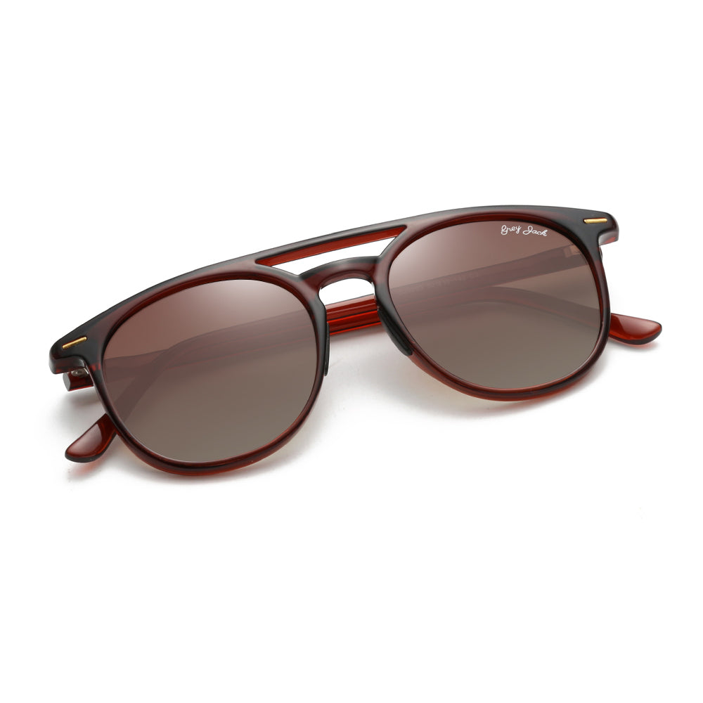 Brown Frame Double Brown Lens