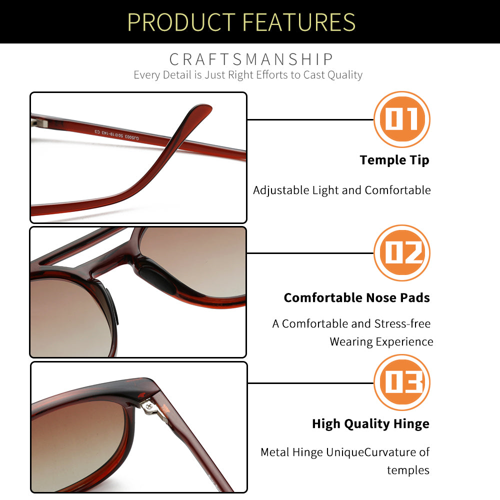 Brown Frame Double Brown Lens