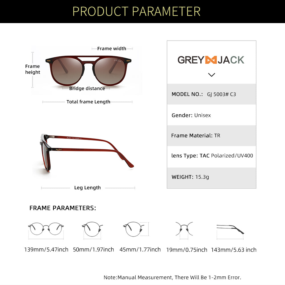 Brown Frame Double Brown Lens