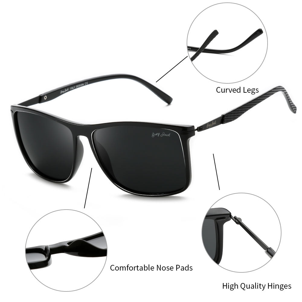 Shine Black Frame Black Lens
