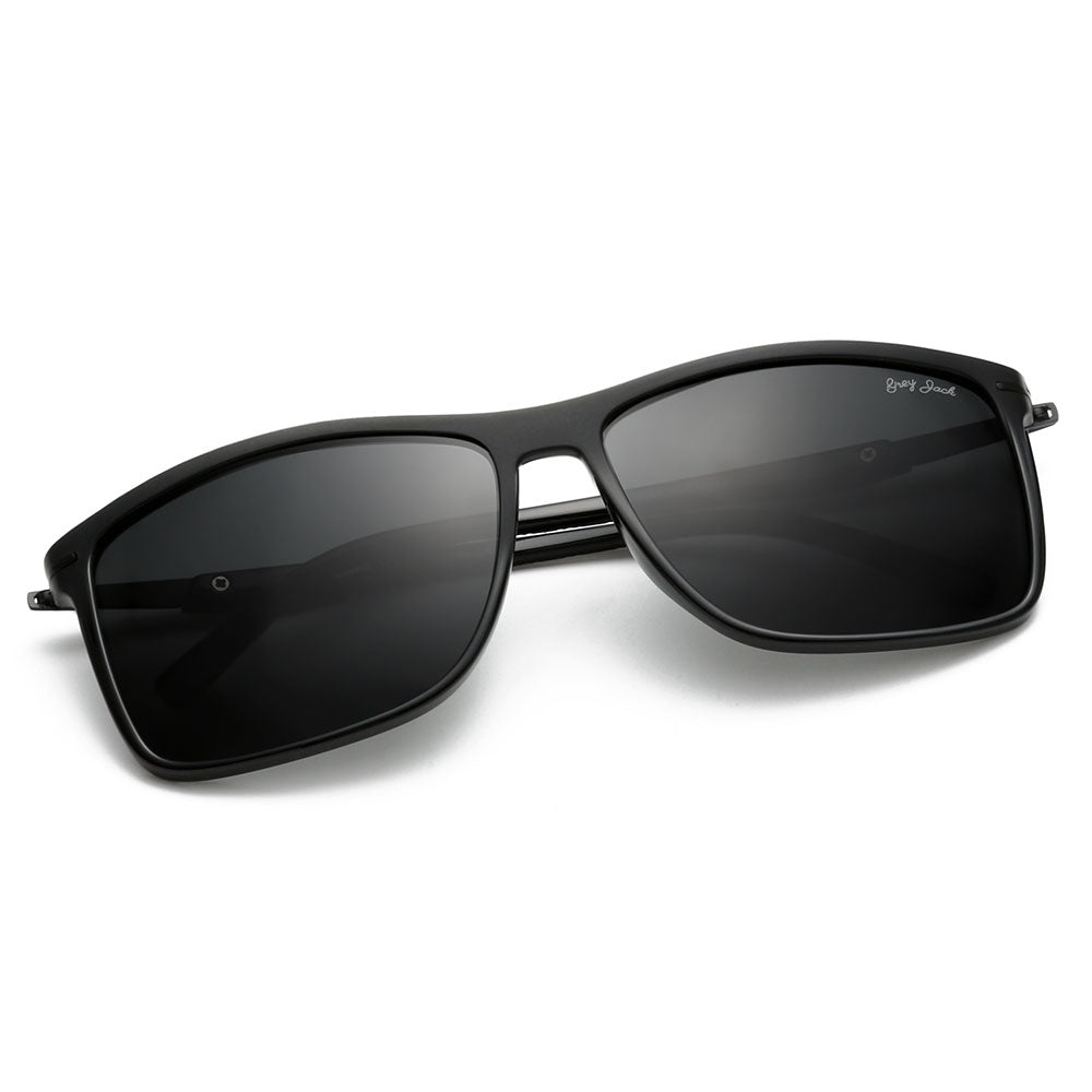 Matte Black Frame Black Lens